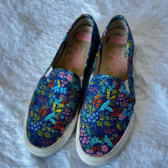 Keds Colorful Floral Canvas Sneakers - Picture 3 of 5